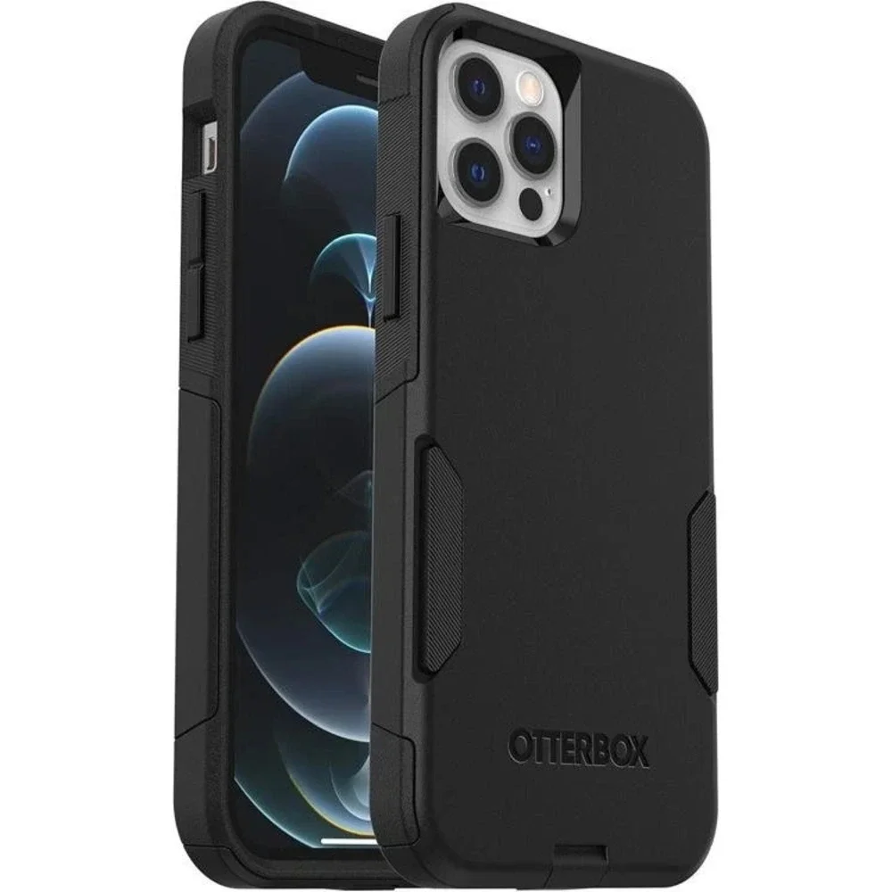 OtterBox iPhone 12 & iPhone 12 Pro Commuter Series Case - Black, Slim & Tough
